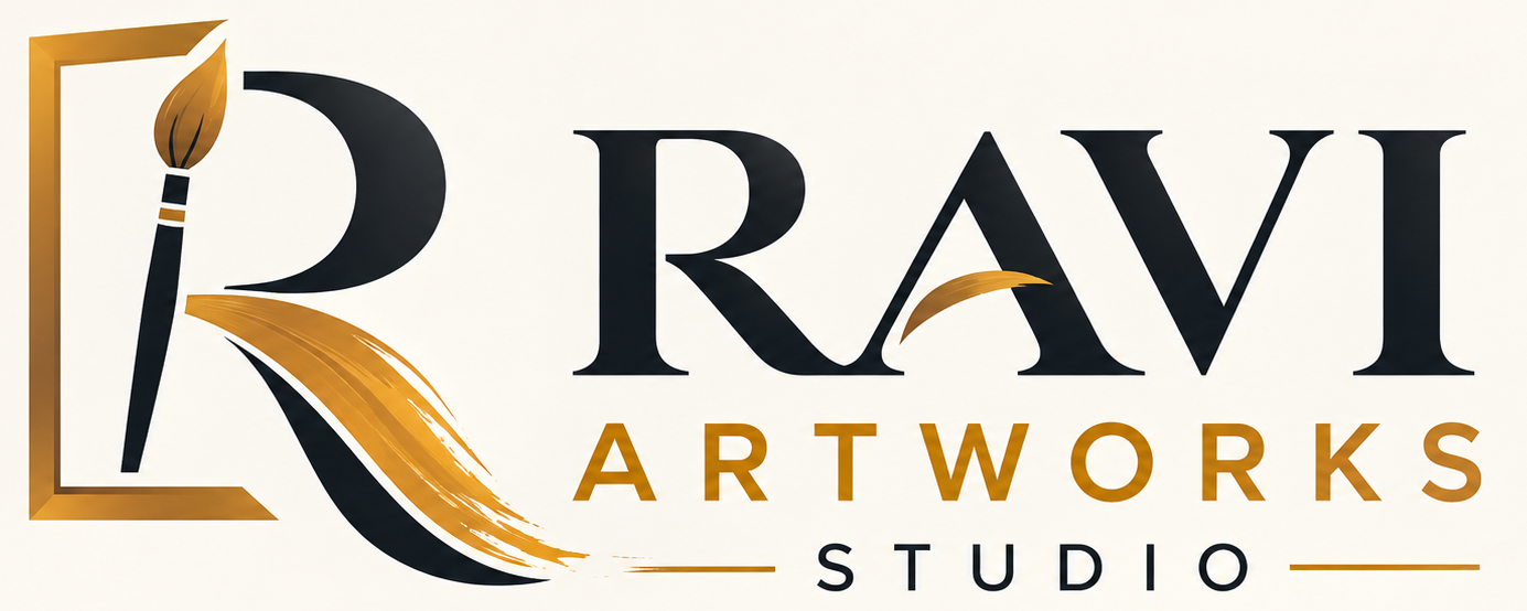 Ravi Artworks Studio logo